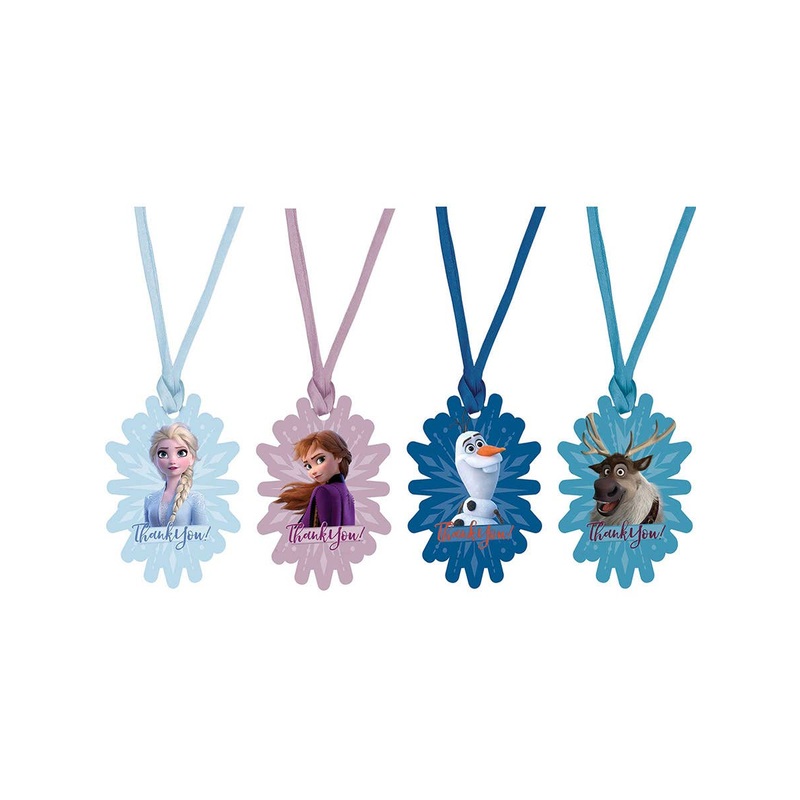 Frozen 2 Pack of 8 Thank You Tags