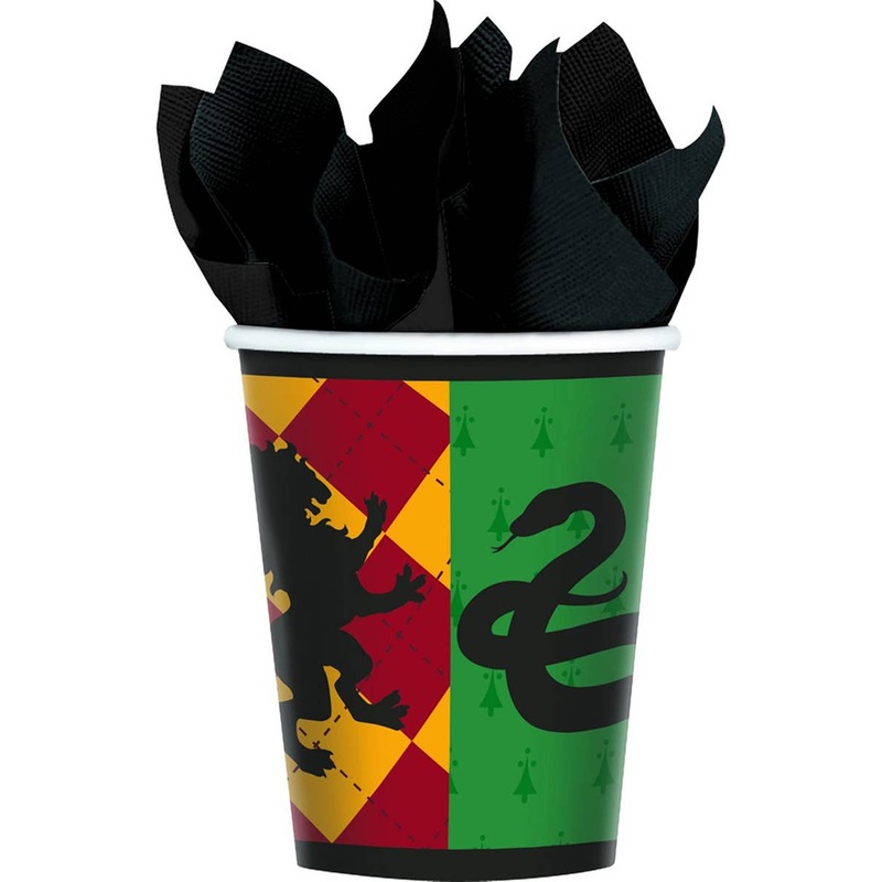 Harry Potter Houses 8 Pack of 266ml Paper Cups