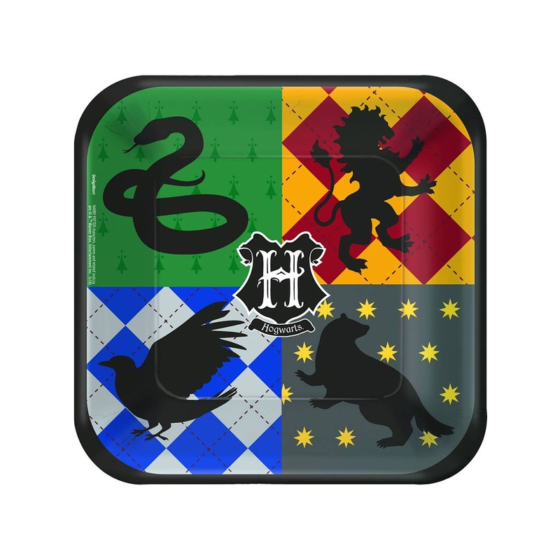 Harry Potter Houses 8 Pack Small 17cm Paper Plates