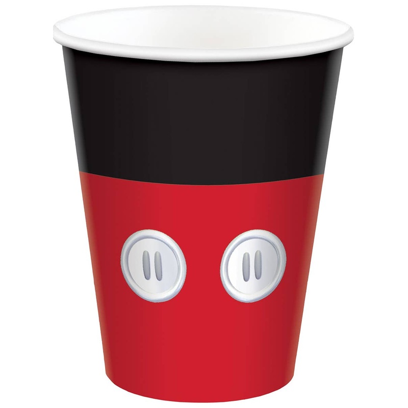 Mickey Mouse Forever 8 Pack of 266ml Paper Cups