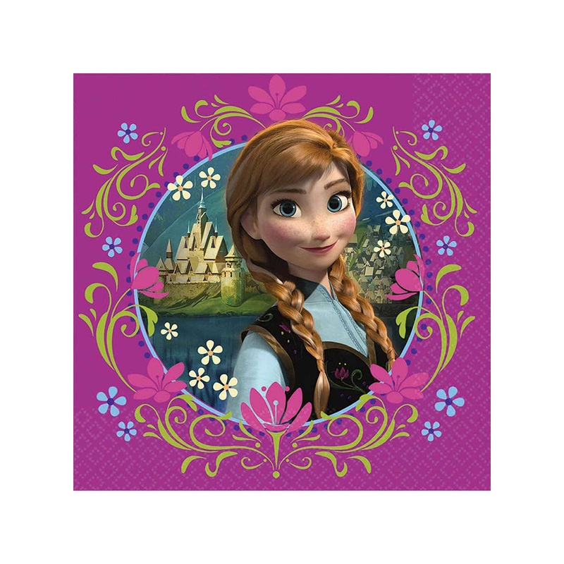Frozen Pack of 16 Paper Lunch Napkins