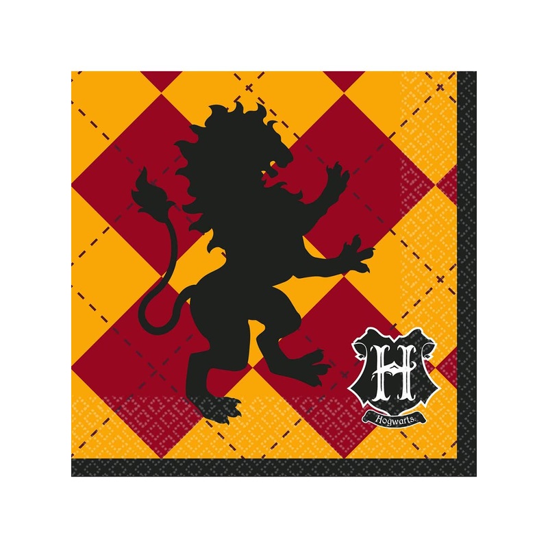 Harry Potter Houses 16 Pack Beverage Napkins