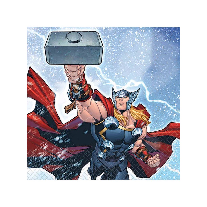 Marvel Avengers Thor and Ant-Man 16 Pack Beverage Napkins