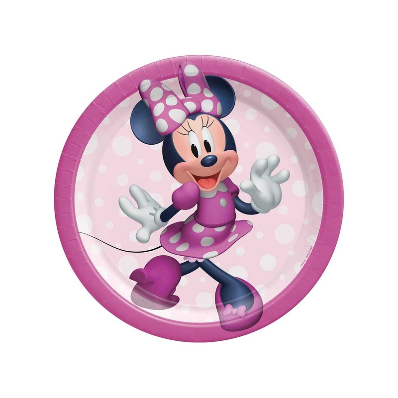 Minnie Mouse Forever 8 Pack Small 17cm Paper Plates