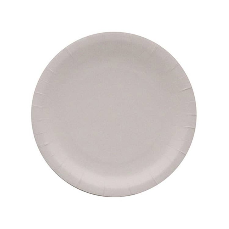 White 10 Pack 23cm Paper Plates
