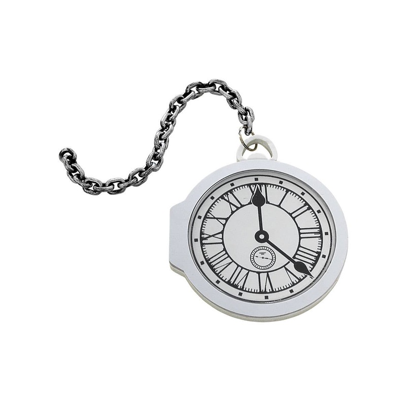 Wonderland White Rabbit Oversized Novelty Pocket Watch