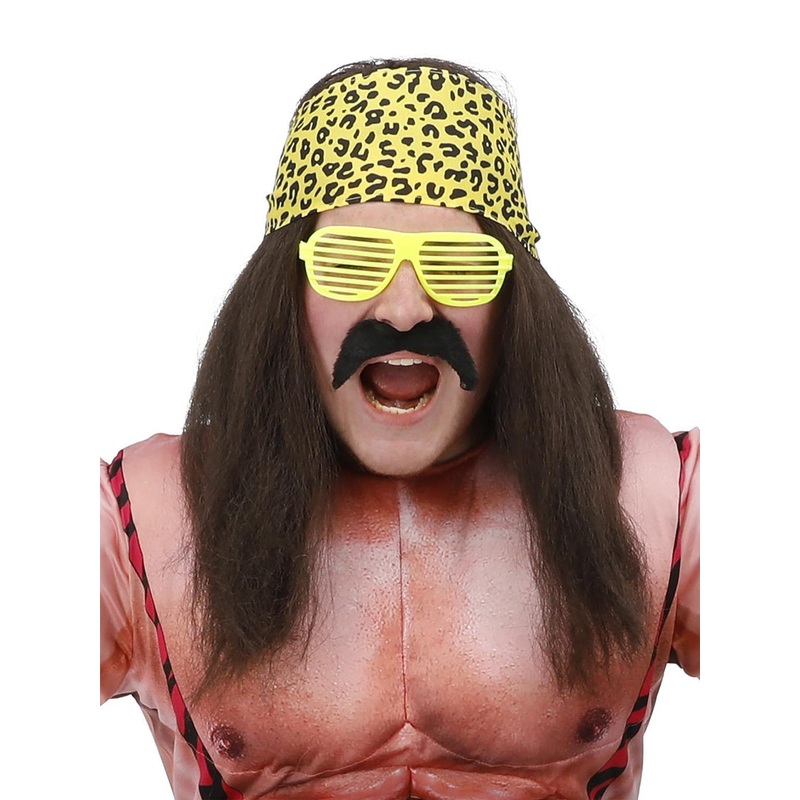 Wresting 90s Star Mens Costume Accessory Kit
