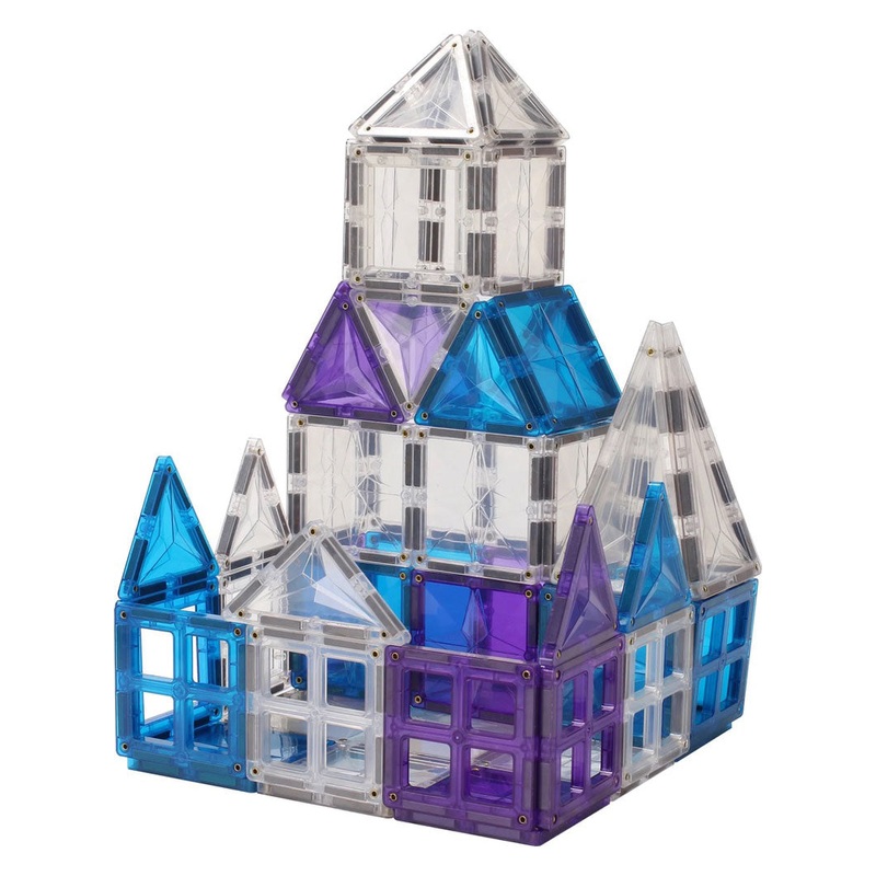 Ice Magnetic Tiles Building Set – 120 Pieces