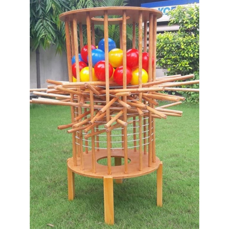 Mega Wooden Kerplunk Outdoor Game