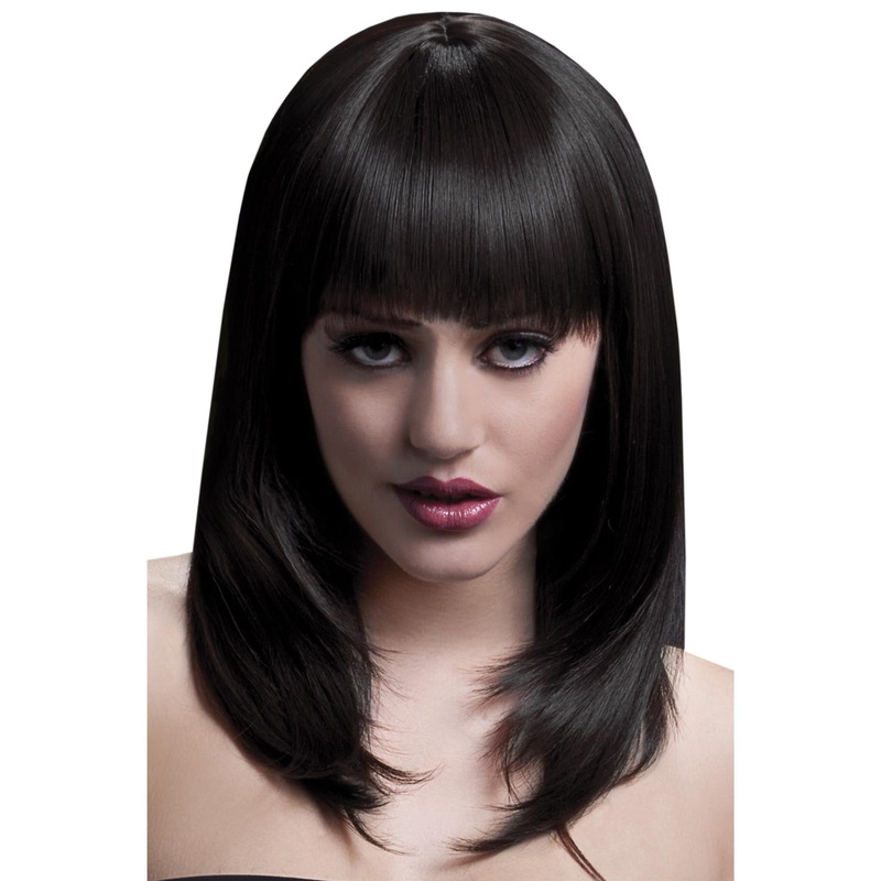 Tanja Layered Dark Brown Fashion Wig With Fringe