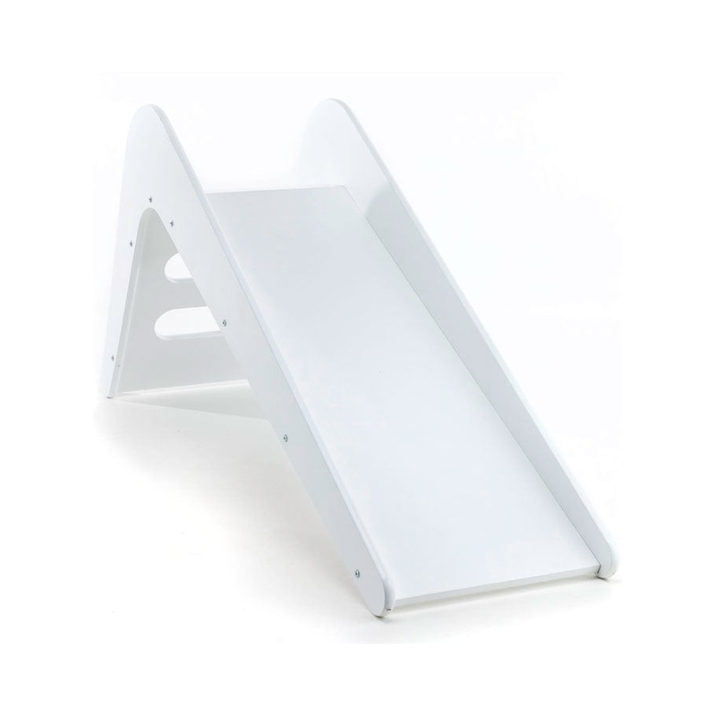 White Wooden Childrens Slide