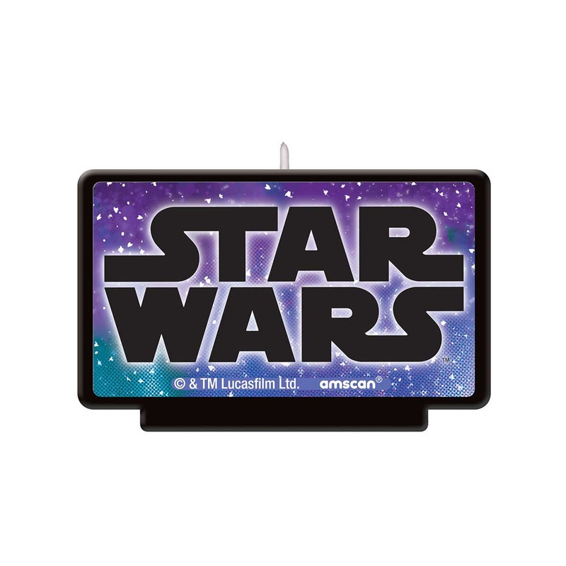 Star Wars Galaxy Birthday Cake Candle