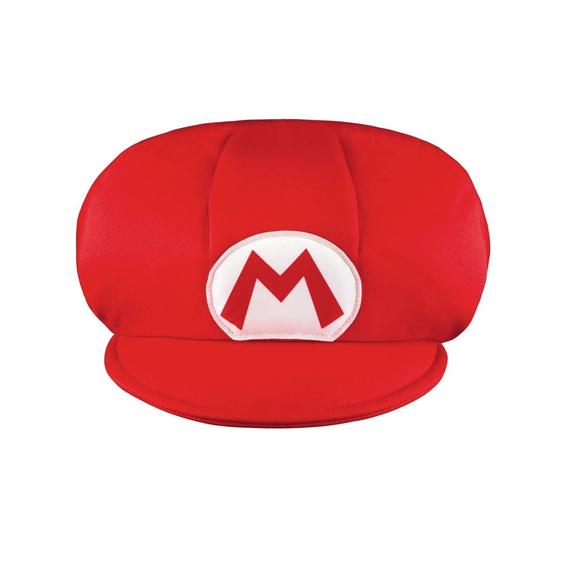 Super Mario Boys Plush Red Costume Hat