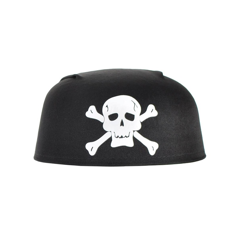 Buccaneer Skull and Crossbones Pirate Costume Cap