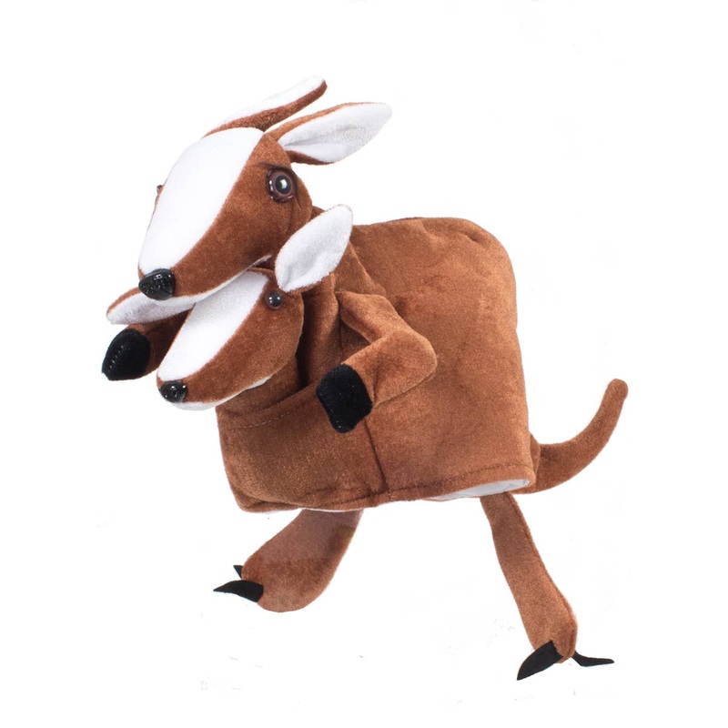 Kangaroo and Joey Novelty Plush Costume Hat