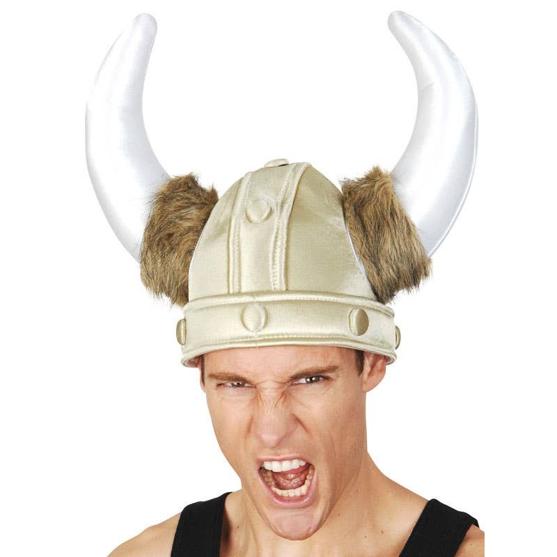 Nordic Warrior Plush Viking Costume Helmet