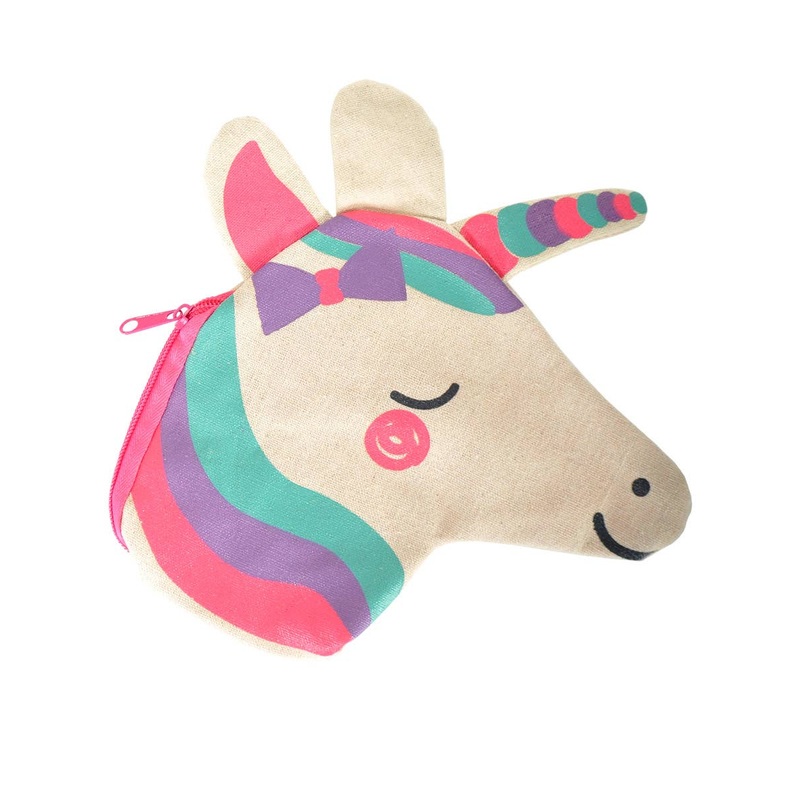 Unicorn Head 23cm Purse Party Favour