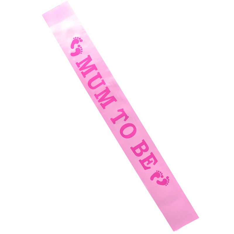 Baby Girl Mum To Be Pink Baby Shower Sash