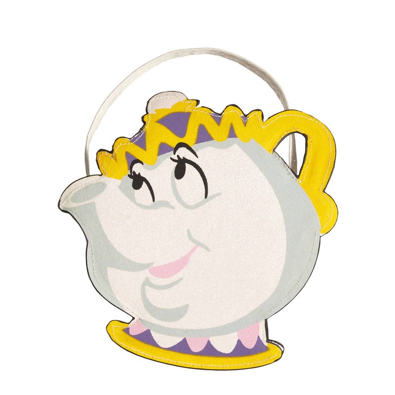 Beauty and the Beast Glittery Mrs Potts Costume Bag