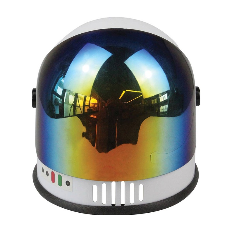 Deluxe Kids NASA Astronaut Costume Helmet with Rainbow Visor