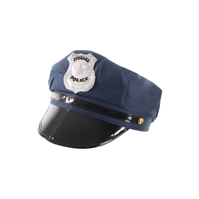 Navy Blue Police Officer Costume Hat