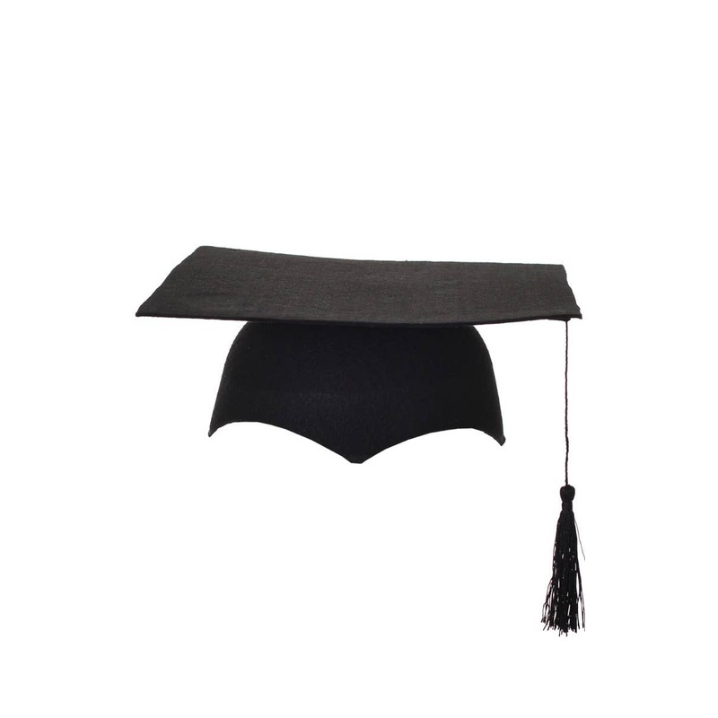 Classic Adults Mortar Board Graduation Costume Hat