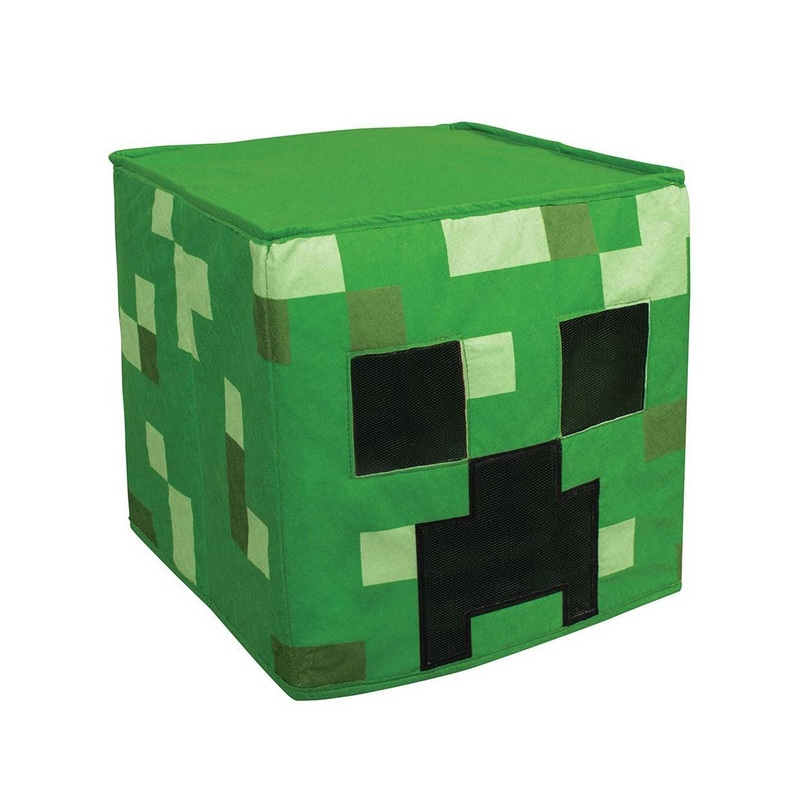 3D Full Head Minecraft Creeper Costume Mask