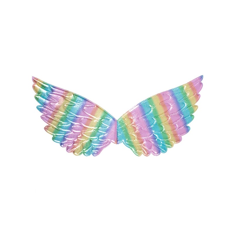 Aura Mini Rainbow Holographic Costume Wings