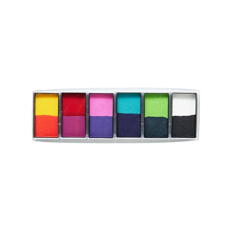 Global Colours 6 Pan All You Need Mini Face Paint Set