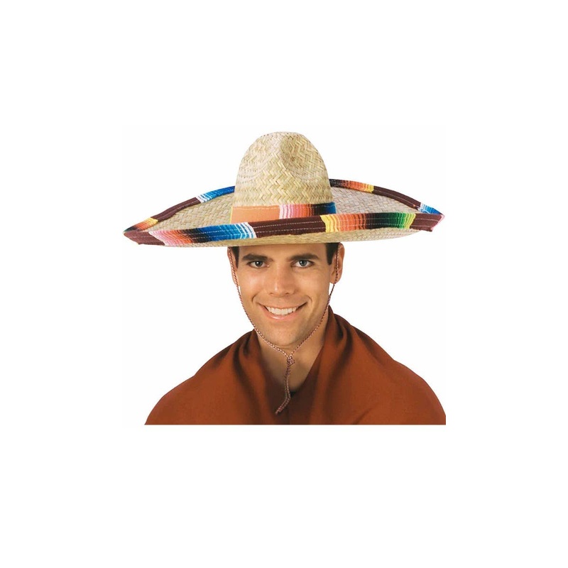 Mexican Woven Adults Sombrero Costume Hat