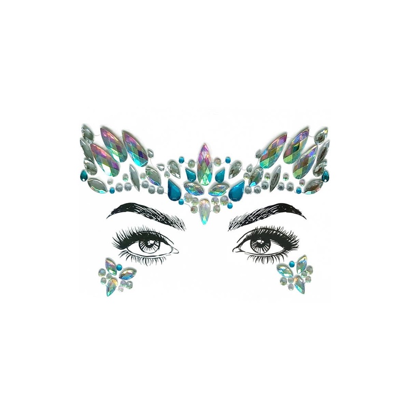 Diamond Daze Mermaide Festival Face Jewels
