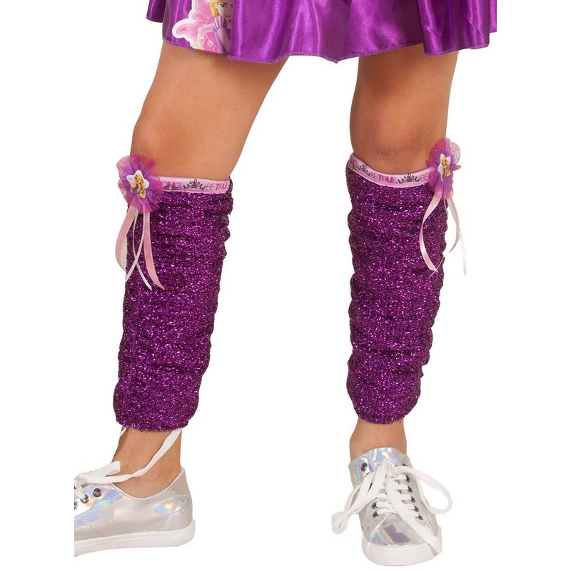 Disney Princess Rapunzel Metallic Purple Leg Warmers
