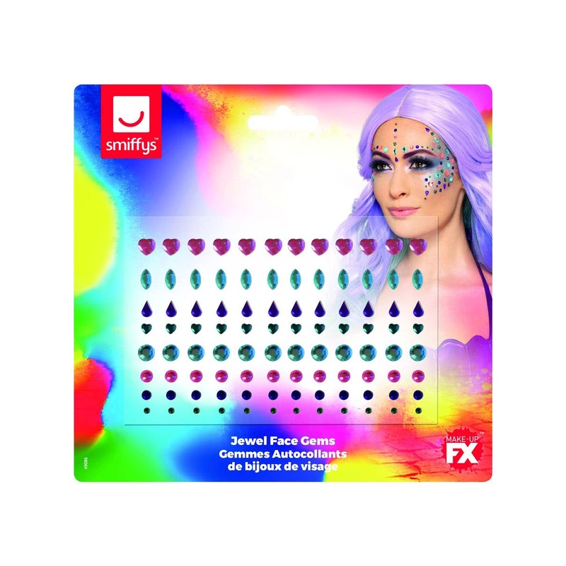 Mermaid Jewels Stick On Face and Body Gems