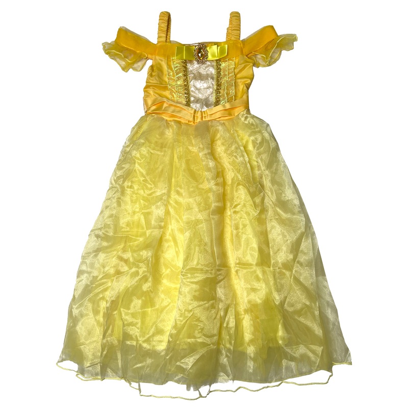 Beauty And The Beast Girls Belle Costume  Size Medium
