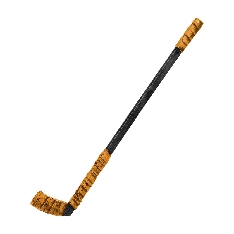 Blood Splattered Novelty Halloween Hockey Stick