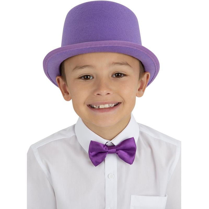 Classic Purple Kids Top Hat