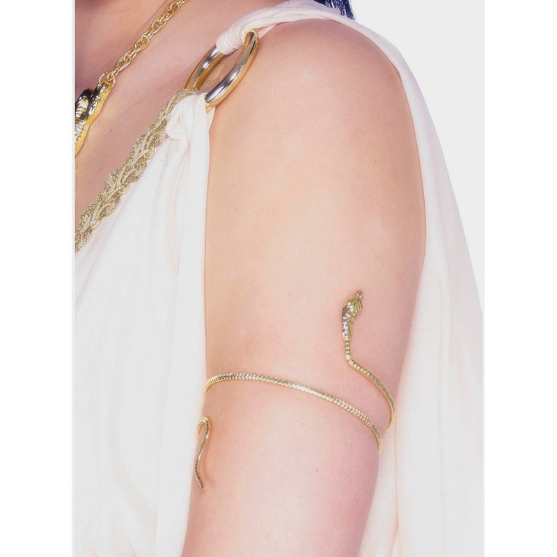 Gold Snake Womens Egyptian Arm Band