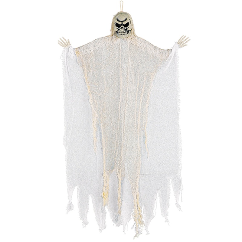 White Grim Reaper 61cm Hanging Halloween Decoration