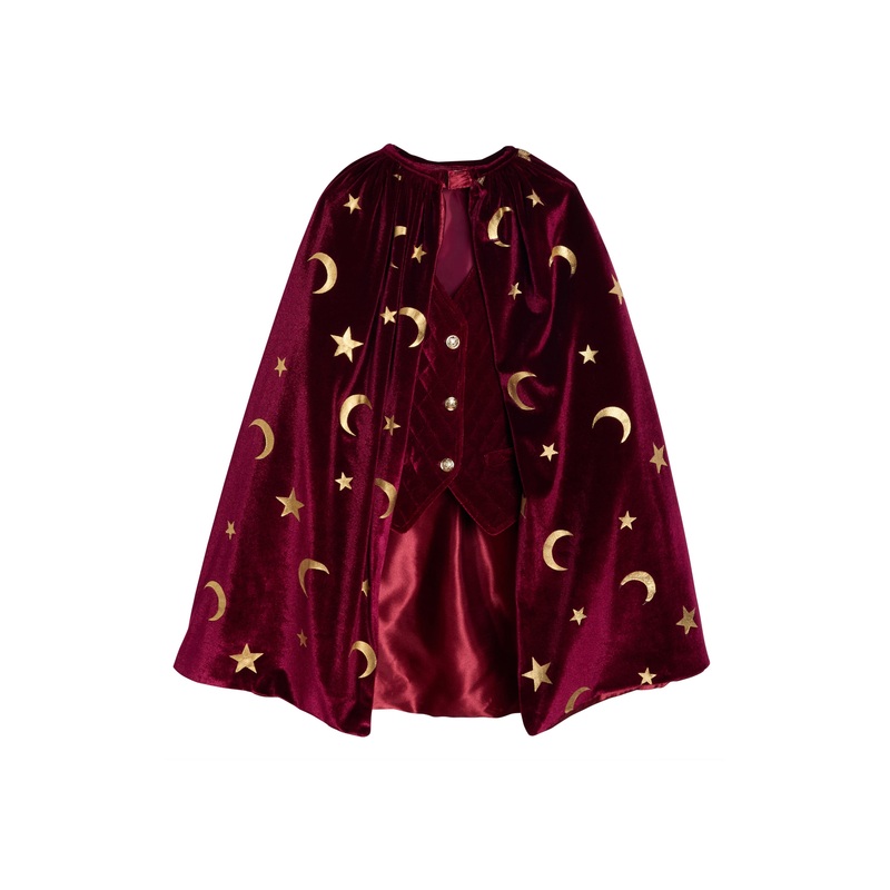 Burgundy Magician Cape for Kids