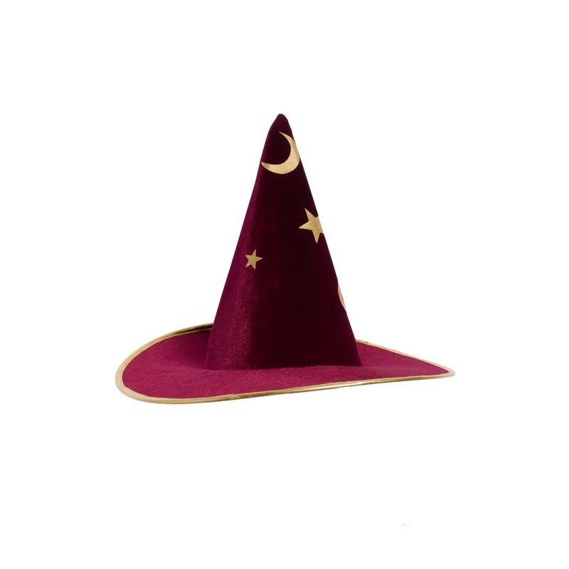 Burgundy Magician Hat for Kids