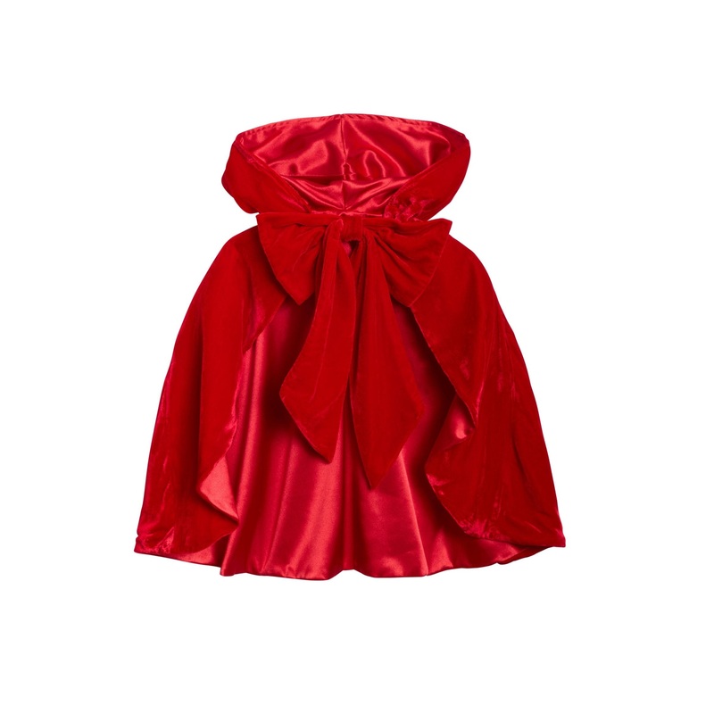 Red Riding Hood Cape For Girls Small 3-5