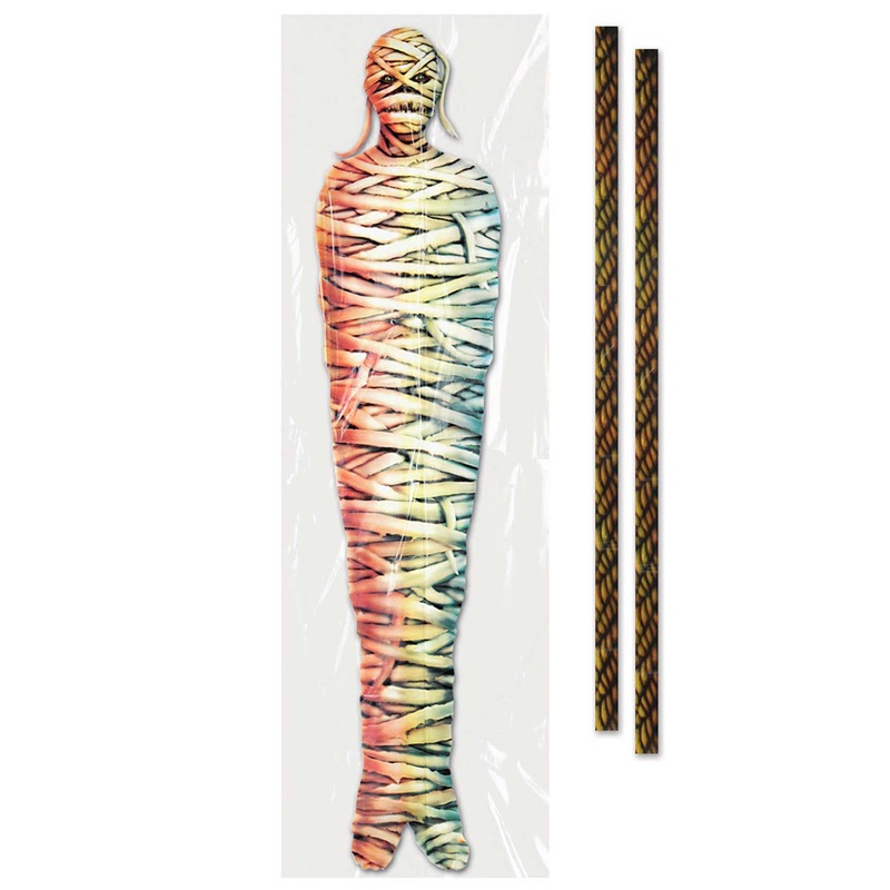 Wrapped Mummy 152cm Cardboard Halloween Cut Out