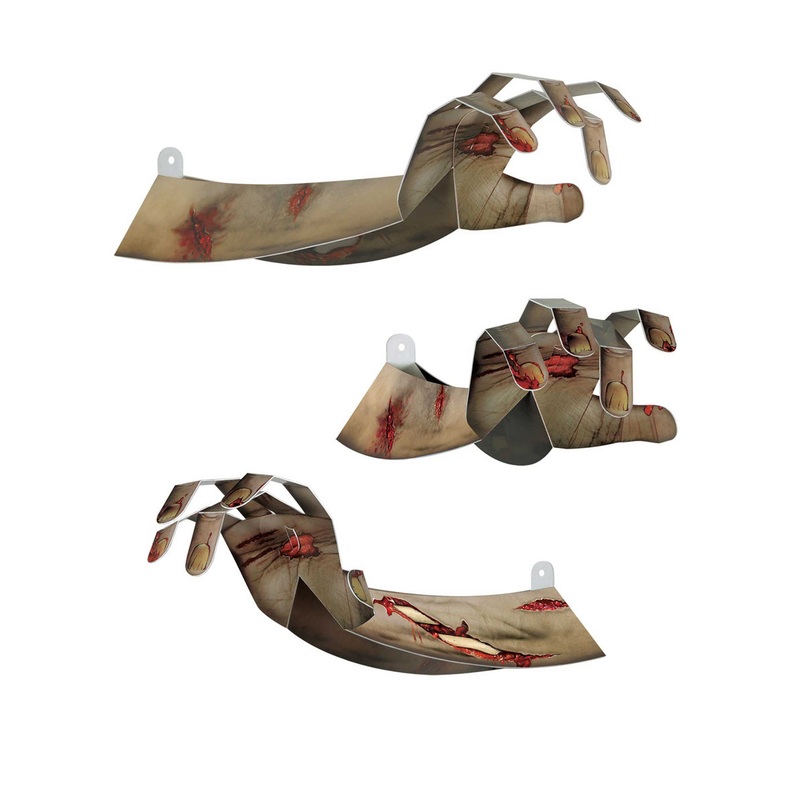 Zombie Hands 3D Halloween Cut Out Decorations