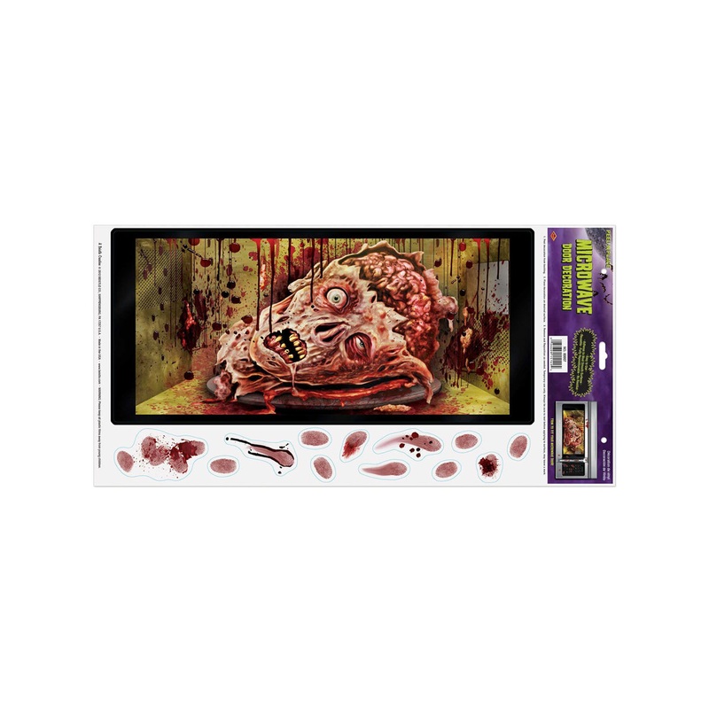 Zombie Head Microwave Cover Halloween Decoration